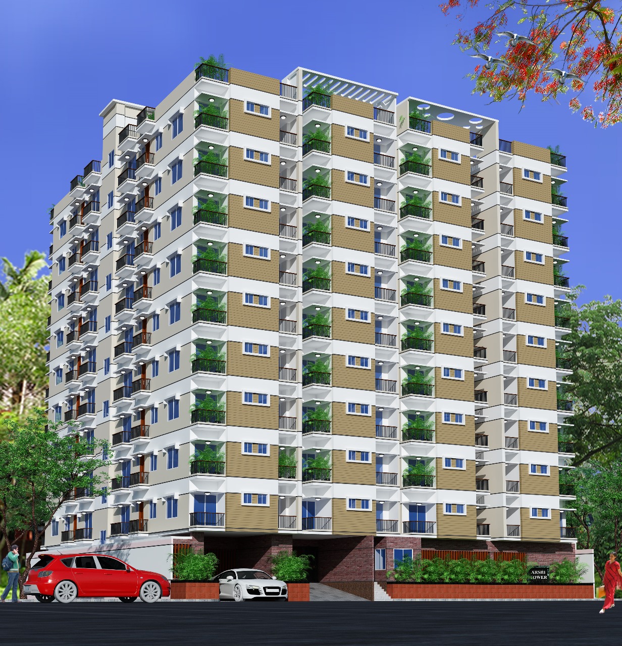 Arshinagar Twin Tower Project, Basila, Mohammadpur